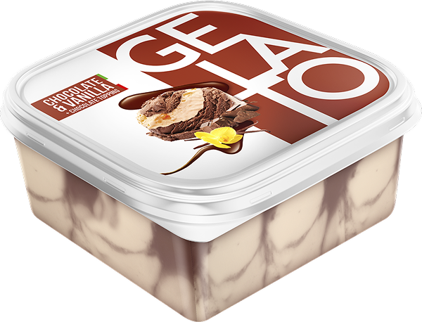 Gelato Chocolate-Vanilla