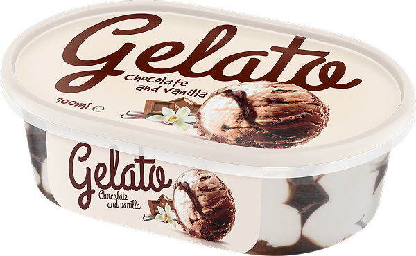Gelato Chocolate-Vanilla